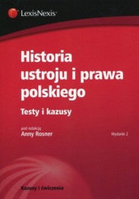 Historia ustroju i prawa polskiego. - okładka książki