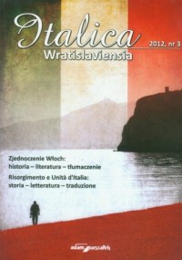 Italica Wratislaviensia 3/2012 - okładka książki