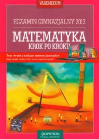 Matematyka krok po kroku. Vademecum. - okładka podręcznika