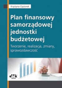 Plan finansowy samorządowej jednostki - okładka książki