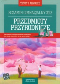 Przedmioty przyrodnicze. Testy - okładka podręcznika