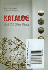 Katalog odznak PZPN i OZPN do 1975 - okładka książki