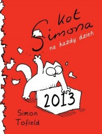 Kot Simona na każdy dzień 2013 - okładka książki