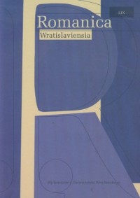 Romanica Wratislaviensia LIX. Figure(s) - okładka książki