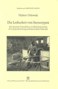 Die Lesbarkeit von Stereotypen - okładka książki