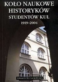 Koło Naukowe Historyków Studentów - okładka książki