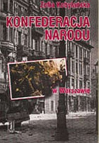 Konfederacja Narodu w Warszawie - okładka książki