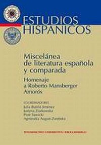 Miscelánea de literatura espańola - okładka książki