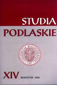 Studia Podlaskie. Tom XIV - okładka książki