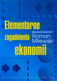 Elementarne zagadnienia ekonomii - okładka książki