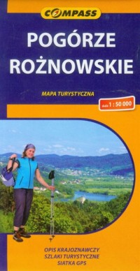 Pogórze Rożnowskie (mapa turystyczna) - okładka książki