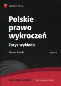 Polskie prawo wykroczeń. Zarys - okładka książki