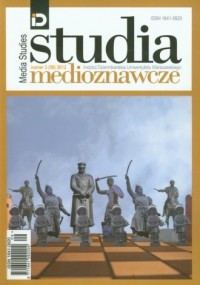 Studia medioznawcze 3 2012 - okładka książki