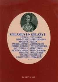 Gelasius I. Gelazy I - okładka książki