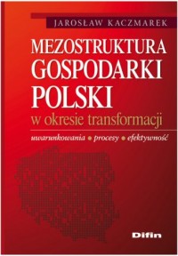 Mezostruktura gospodarki Polski - okładka książki
