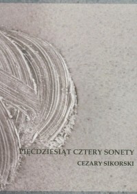 Pięćdziesiąt cztery sonety - okładka książki