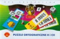 Puzzle ortograficzne h i ch - zdjęcie zabawki, gry