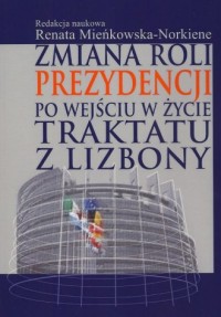 Zmiana roli prezydencji po wejściu - okładka książki