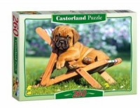 Pies na leżaku (puzzle kartonowe - zdjęcie zabawki, gry