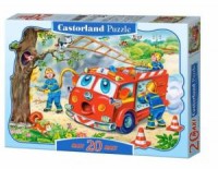 Strażacy (maxi puzzle podłogowe - zdjęcie zabawki, gry