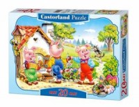 Trzy świnki (maxi puzzle podłogowe - zdjęcie zabawki, gry