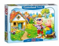 Trzy świnki (puzzle kartonowe - - zdjęcie zabawki, gry