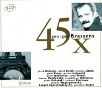 45 x Brassens (CD audio) - okładka płyty