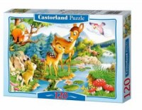 Bambi (puzzle kartonowe - 120 elem.) - zdjęcie zabawki, gry