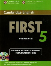 Cambridge English First with Answers - okładka podręcznika