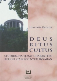 Deus ritus cultus. Studium na temat - okładka książki