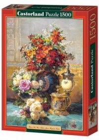 Dzban z kwiatami (puzzle - 1500 - zdjęcie zabawki, gry