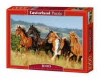 Galopujące konie (puzzle - 1000 - zdjęcie zabawki, gry