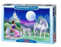 Jednorożec i księżniczka (puzzle - zdjęcie zabawki, gry