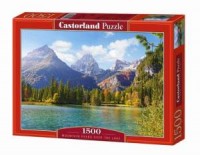 Jezioro w górach (puzzle - 1500 - zdjęcie zabawki, gry