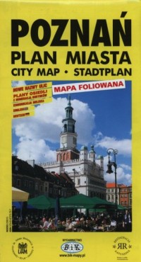Poznań plan miasta - okładka książki