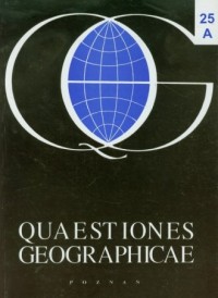 Quaestiones geographicae 25A - okładka książki