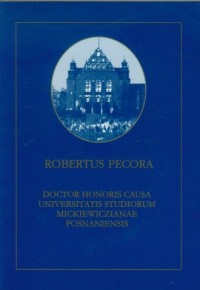 Robertus Pecora. Doctor Honoris - okładka książki