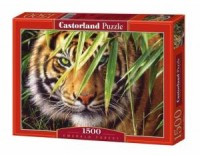 Tygrys w lesie (puzzle - 1500 elem.) - zdjęcie zabawki, gry