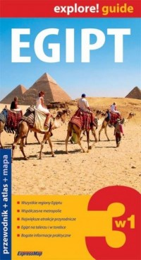 Egipt 3 w 1 (przewodnik + atlas - okładka książki