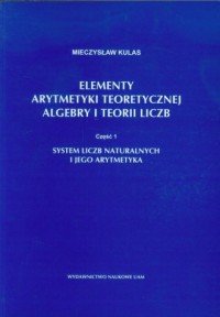 Elementy arytmetyki teoretycznej - okładka książki