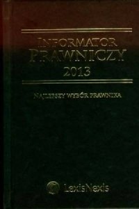Informator Prawniczy 2013. Najlepszy - okładka książki