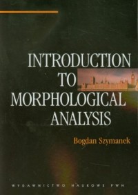 Introduction to morphological analysis - okładka książki