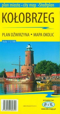 Kołobrzeg. Plan Dźwirzyna, mapa - okładka książki