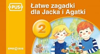powiększ Łatwe zagadki dla Jacka i Agatki - okładka podręcznika