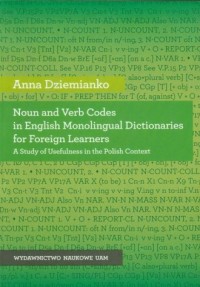Noun and Verb Codes in English - okładka podręcznika