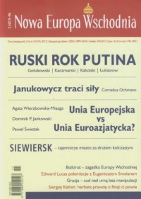 Nowa Europa Wschodnia nr 6/2012 - okładka książki
