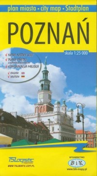 Poznań. Mapa turystyczna - okładka książki