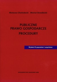 Publiczne prawo gospodarcze. Procedury - okładka książki
