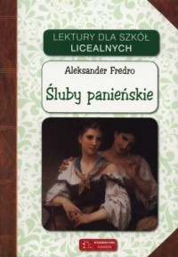 Śluby panieńskie. Lektury dla szkół - okładka podręcznika