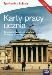 Spotkania z kulturą. Karty pracy - okładka podręcznika